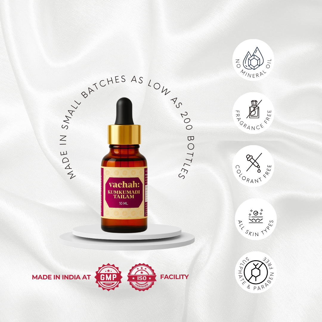Kumkumadi Thailam, 10ml Face and neck serum - Image 4
